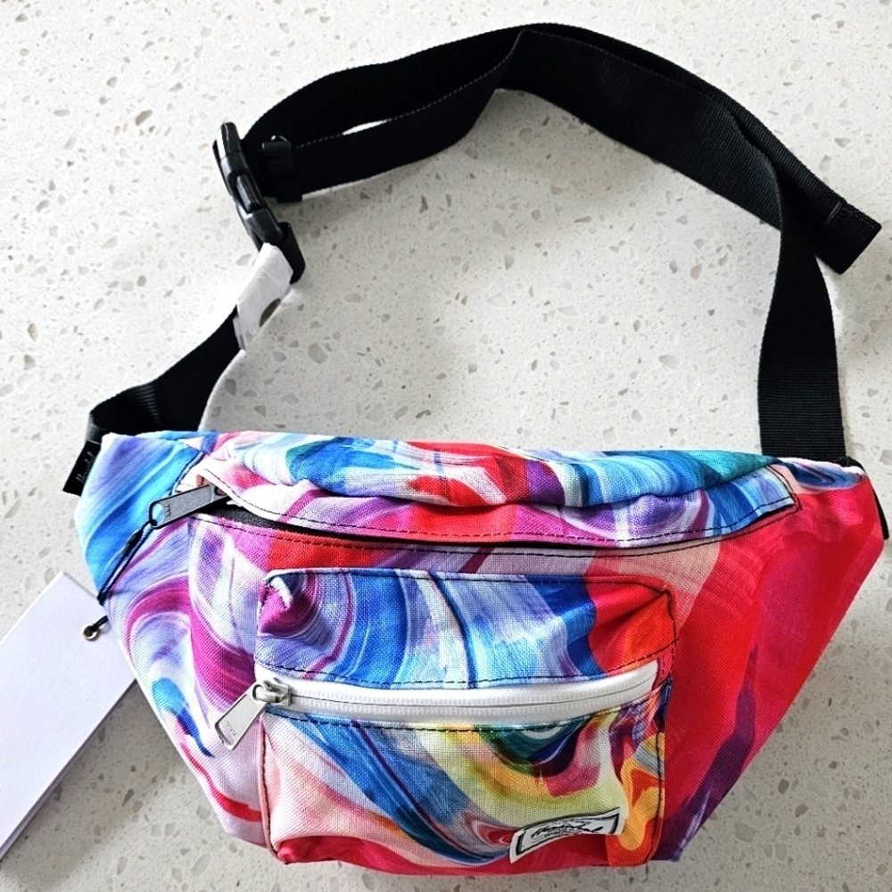 New Hershel Seventeen Hip Bag - Paint Pour Multiple - Picture 3 of 6